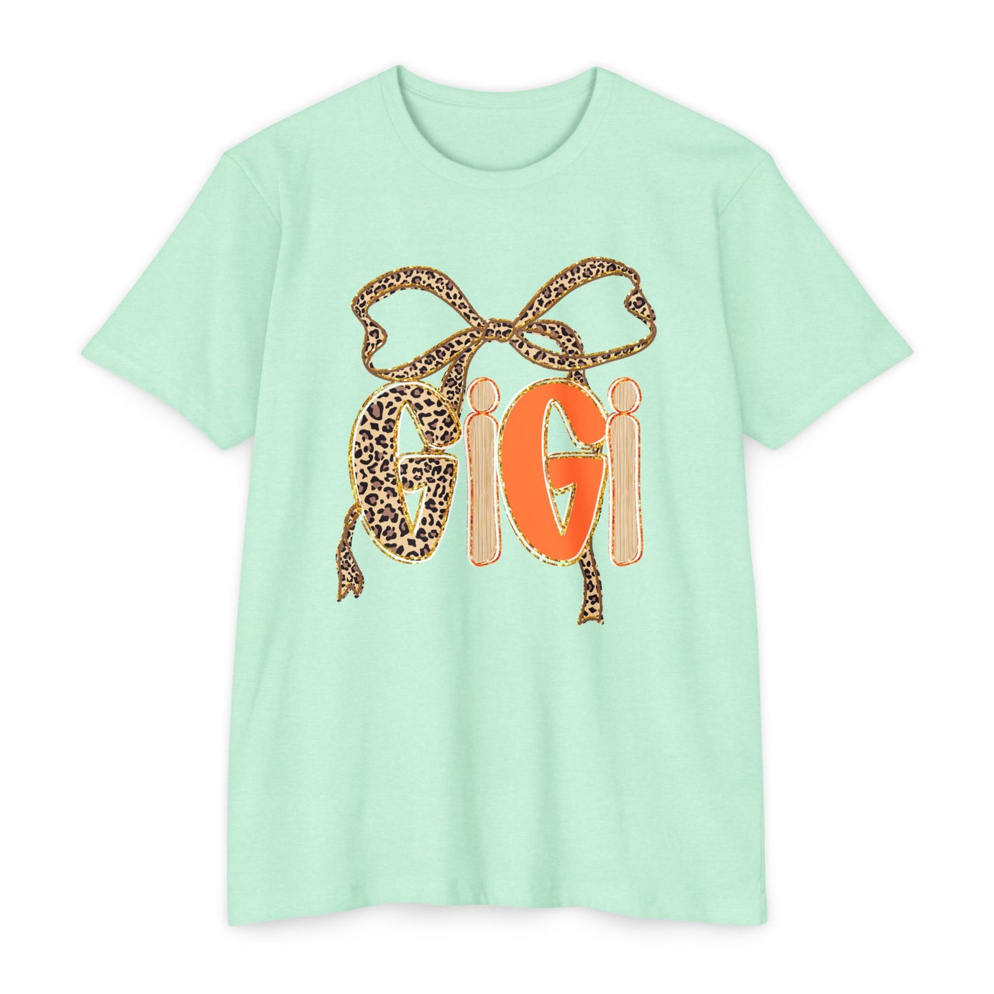 Cute Gigi Leopard Print Unisex T-Shirt | Casual Everyday Wear, Gift for Gigi, Animal Print Tee, Birthday, Family Gatherings