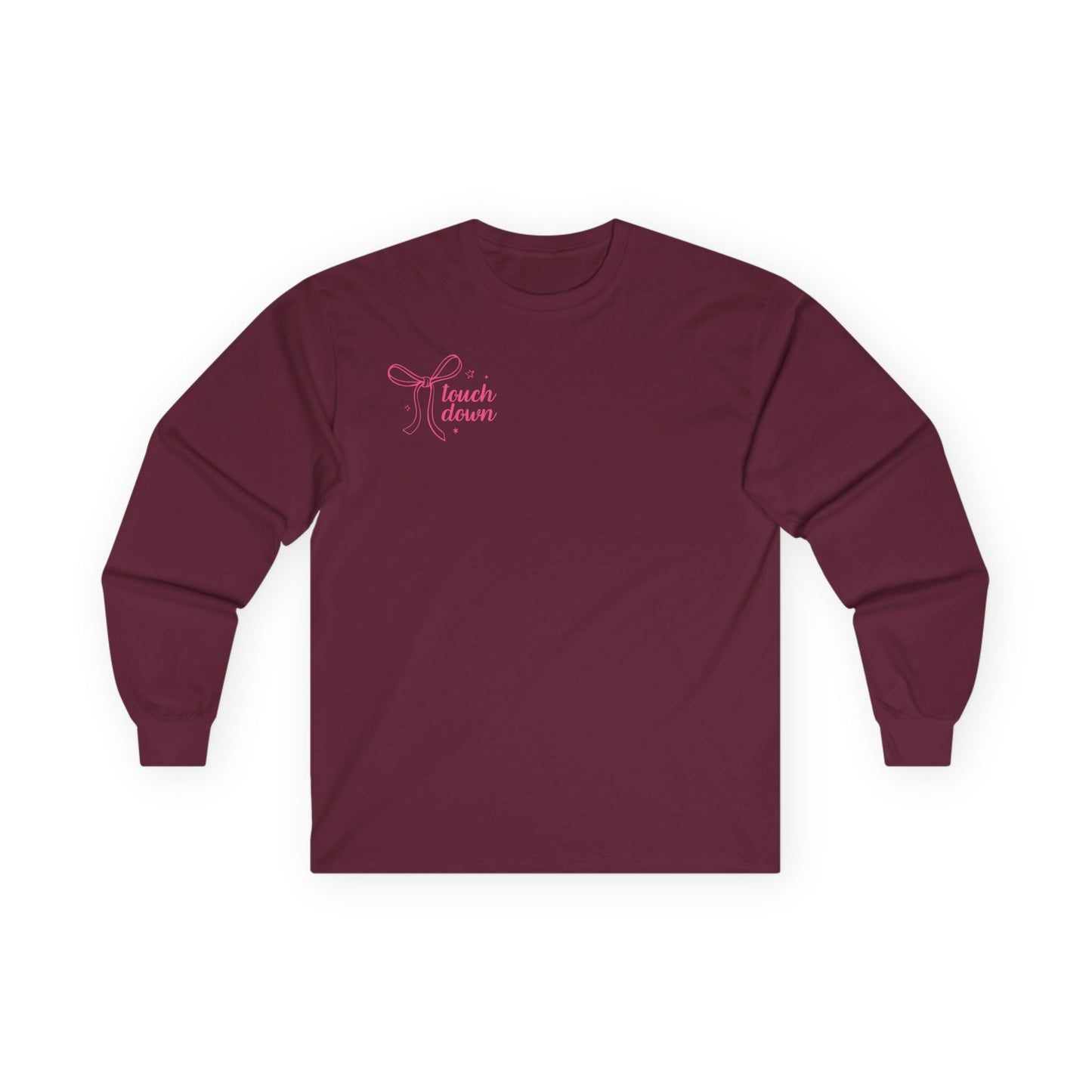 Touchdown Season Long Sleeve Tee, Football Shirt, Game Day Apparel, Sports Fan Gift, Unisex Long Sleeve Top