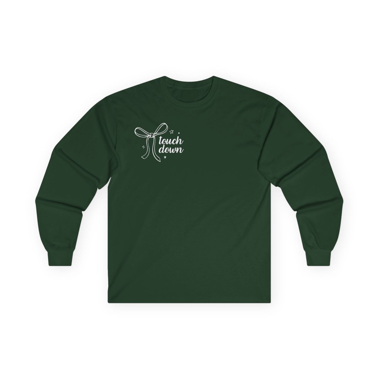 Touchdown Season Unisex Long Sleeve Tee, Football Fan Gear, Game Day Apparel, Holiday Gifts, Sports Lover Gift