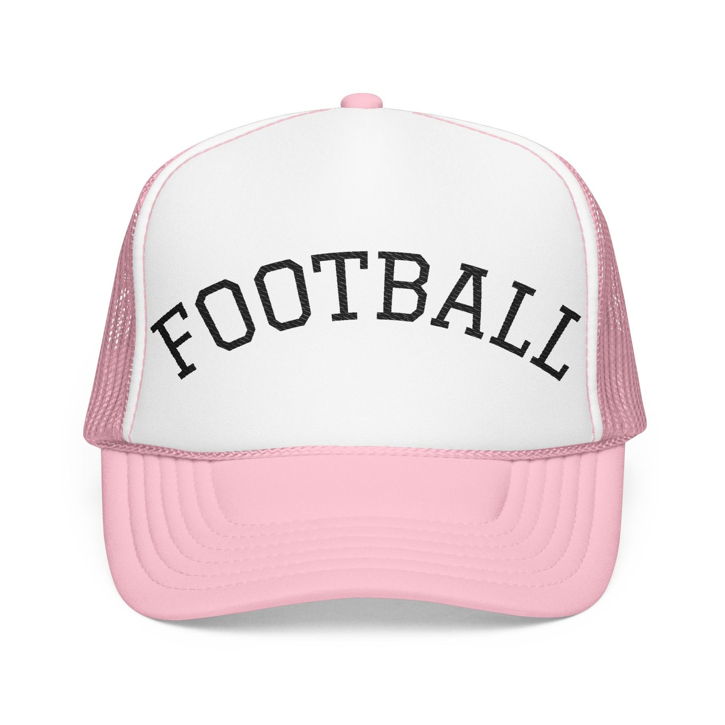 Football Embroidered Foam Trucker Hat | Sports Cap, Gift for Athletes, Summer Hat, Outdoor Activities, Fan Gear