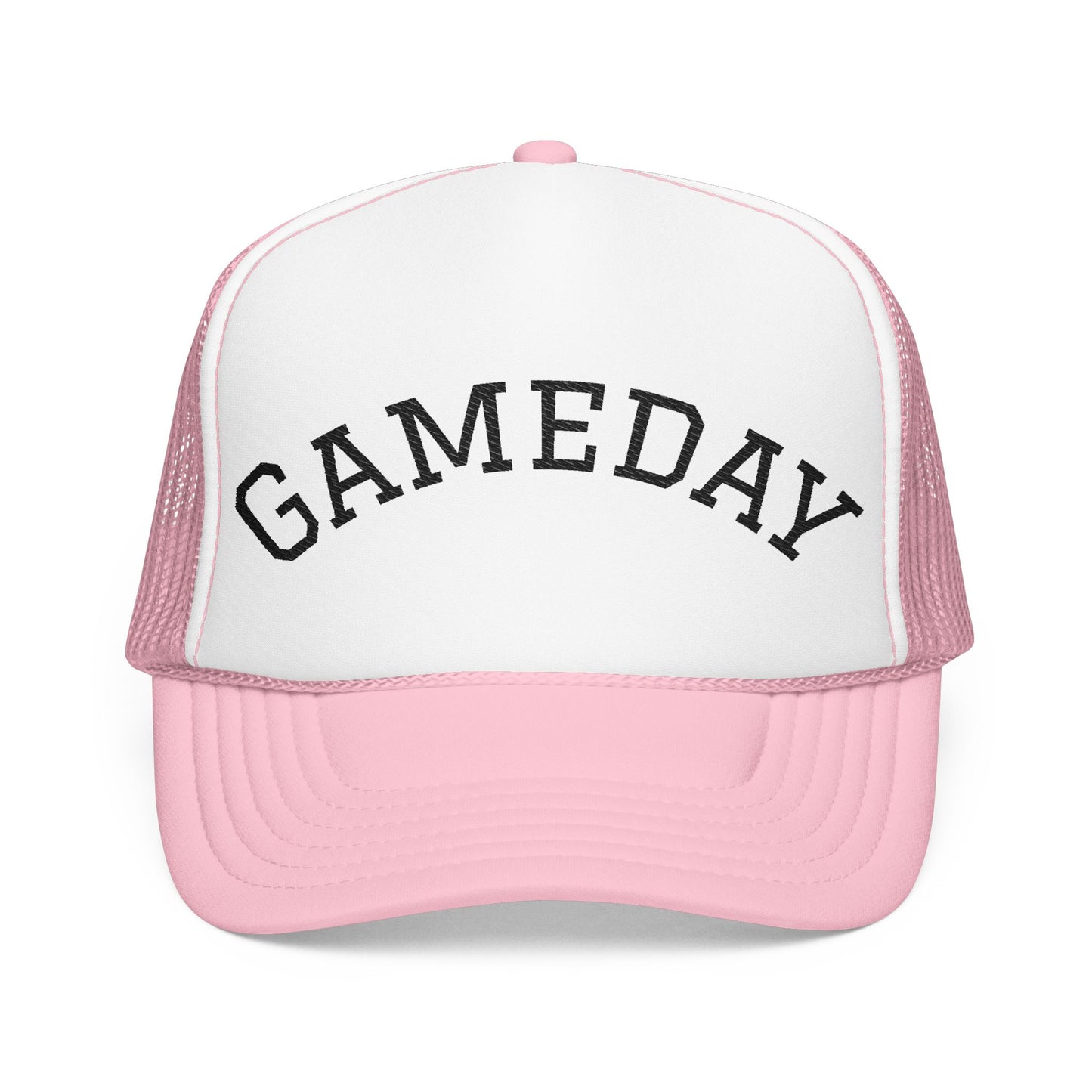 Gameday Foam Trucker Hat, Sports Hat, Unisex Hat, Embroidered Cap, Perfect for Tailgating, Outdoor Activities, Summer Fun