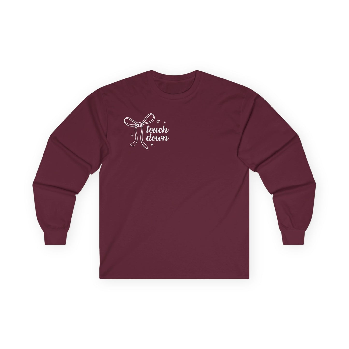 Touchdown Season Unisex Long Sleeve Tee, Football Fan Gear, Game Day Apparel, Holiday Gifts, Sports Lover Gift