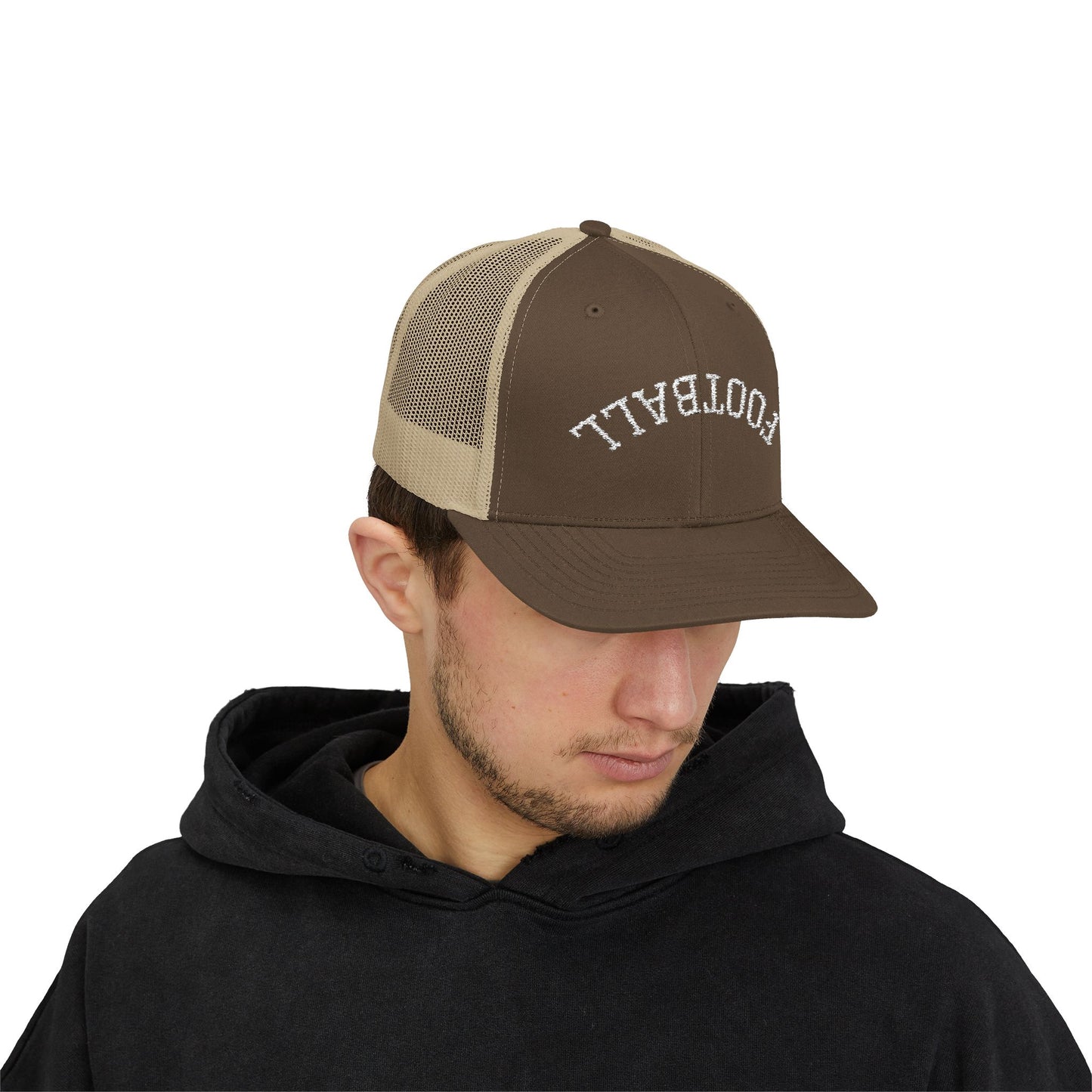 Football Snapback Trucker Cap, Casual Hat for Sports Fans, Gift for Game Day, Outdoor Activities, Everyday Wear