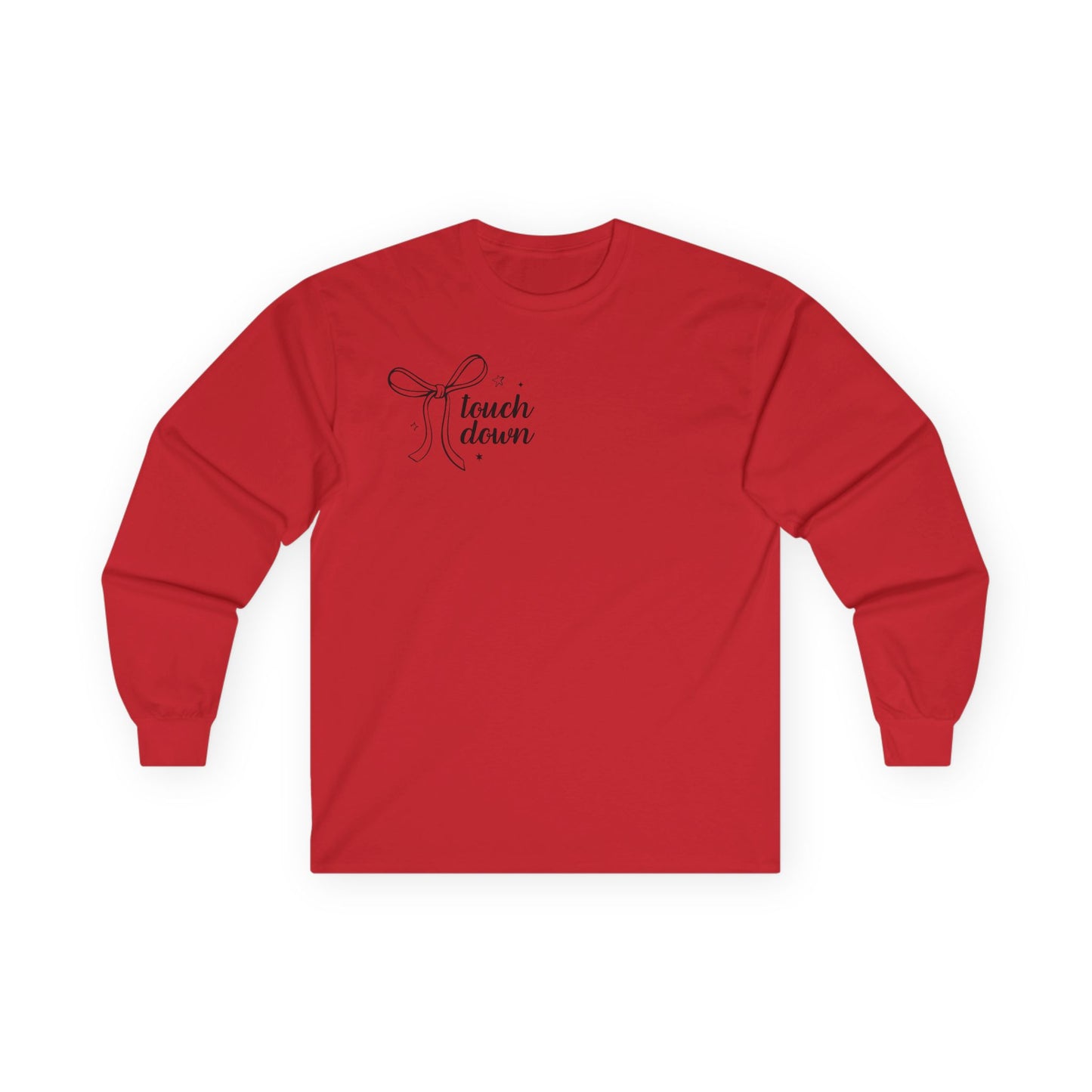 Touchdown Season Long Sleeve Tee | Unisex Cotton Shirt for Football Fans, Sports Gift, Game Day Apparel, Comfy Layering, Casual Style