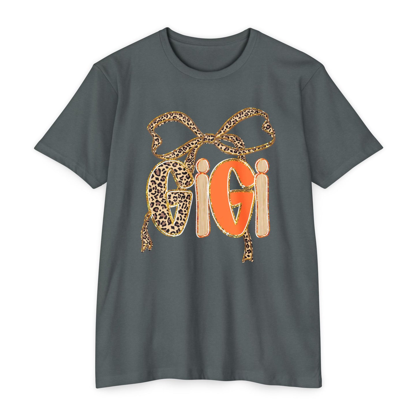 Cute Gigi Leopard Print Unisex T-Shirt | Casual Everyday Wear, Gift for Gigi, Animal Print Tee, Birthday, Family Gatherings
