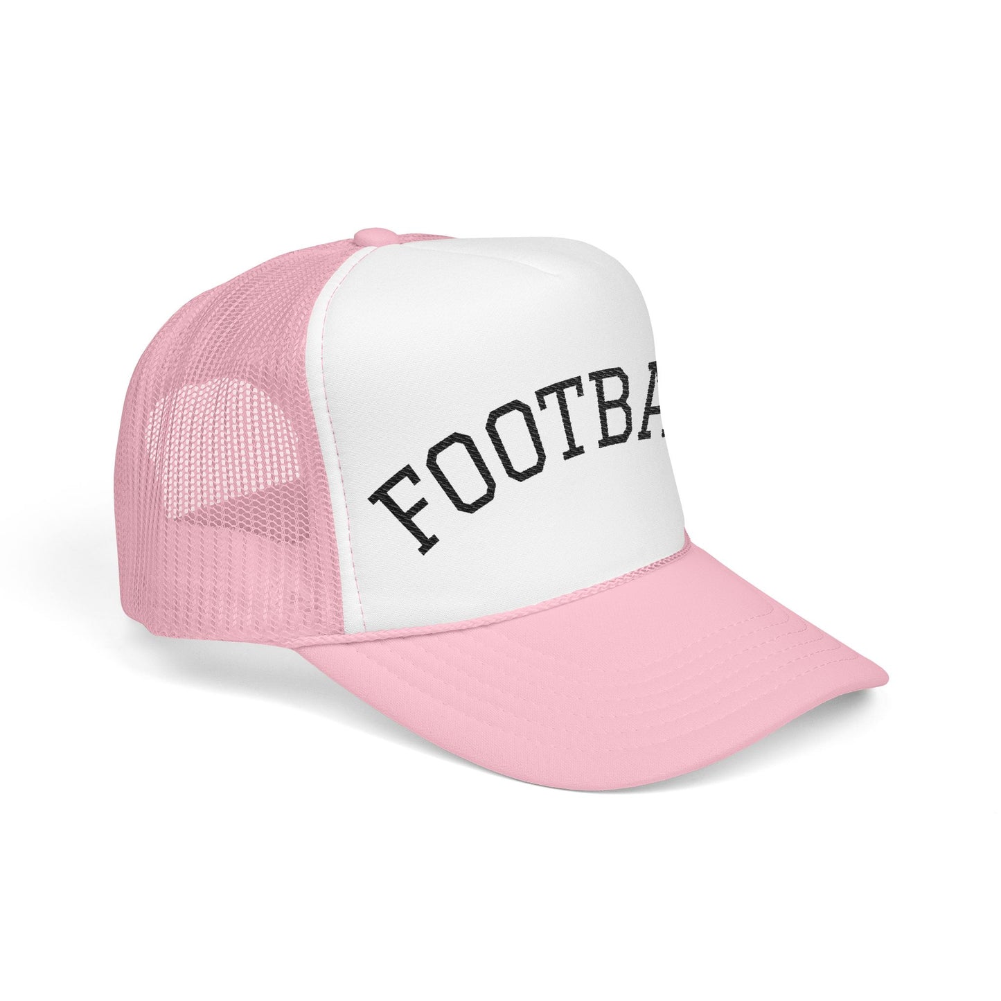 Football Embroidered Foam Trucker Hat | Sports Cap, Gift for Athletes, Summer Hat, Outdoor Activities, Fan Gear