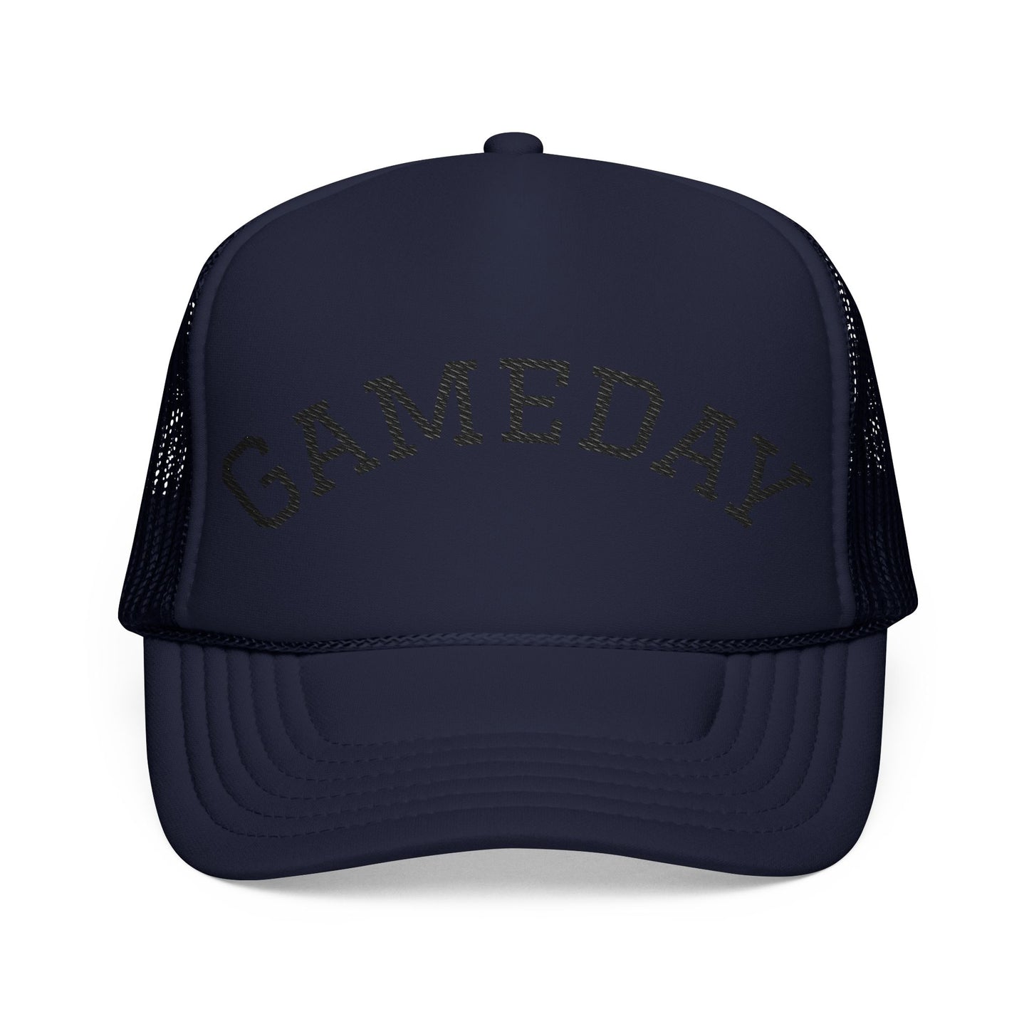 Gameday Foam Trucker Hat, Sports Hat, Unisex Hat, Embroidered Cap, Perfect for Tailgating, Outdoor Activities, Summer Fun