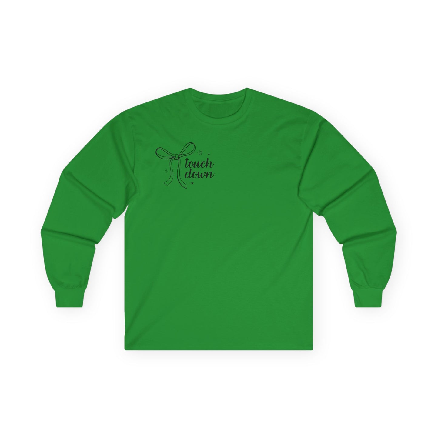 Touchdown Season Long Sleeve Tee | Unisex Cotton Shirt for Football Fans, Sports Gift, Game Day Apparel, Comfy Layering, Casual Style