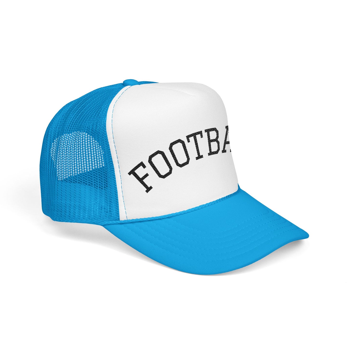 Football Embroidered Foam Trucker Hat | Sports Cap, Gift for Athletes, Summer Hat, Outdoor Activities, Fan Gear