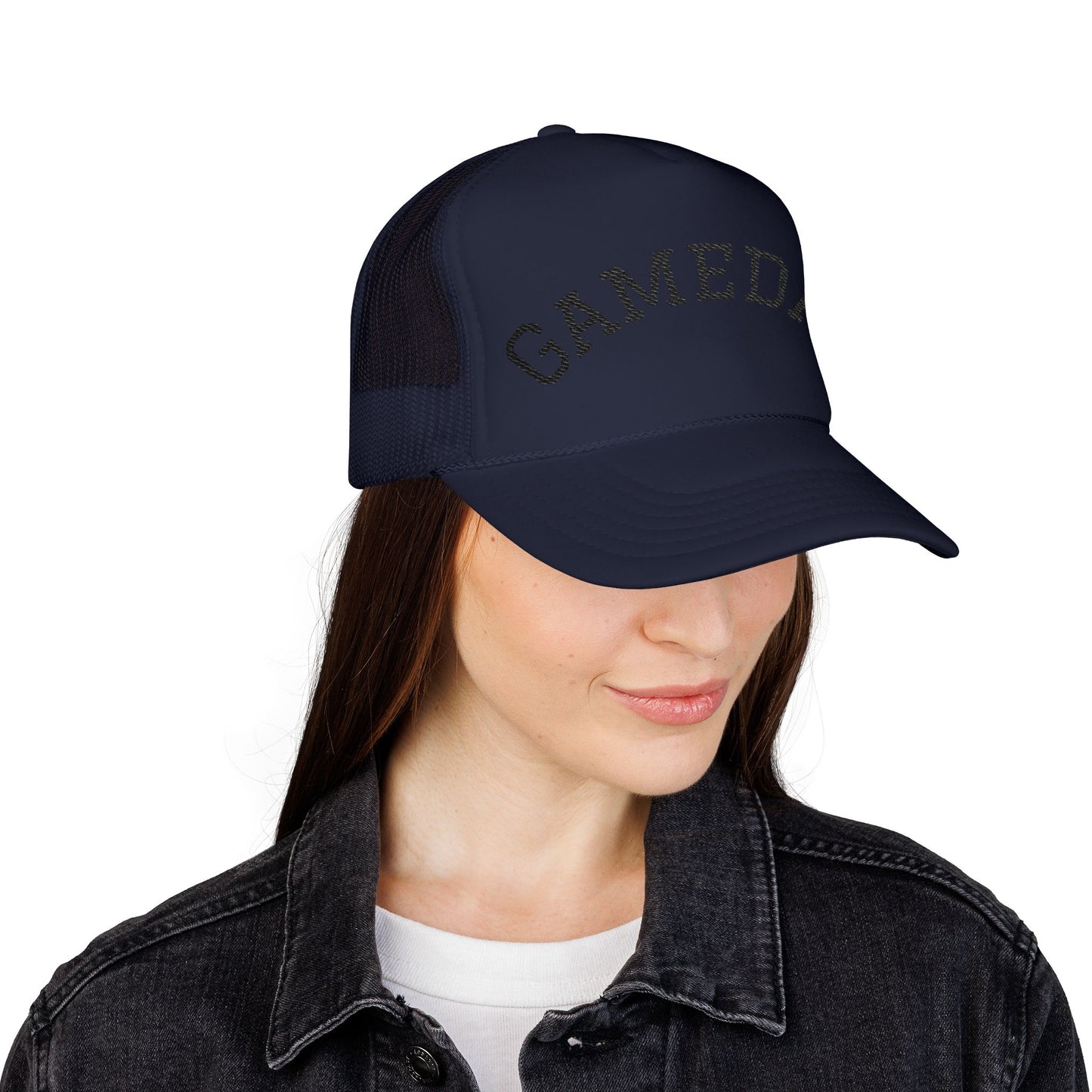 Gameday Foam Trucker Hat, Sports Hat, Unisex Hat, Embroidered Cap, Perfect for Tailgating, Outdoor Activities, Summer Fun