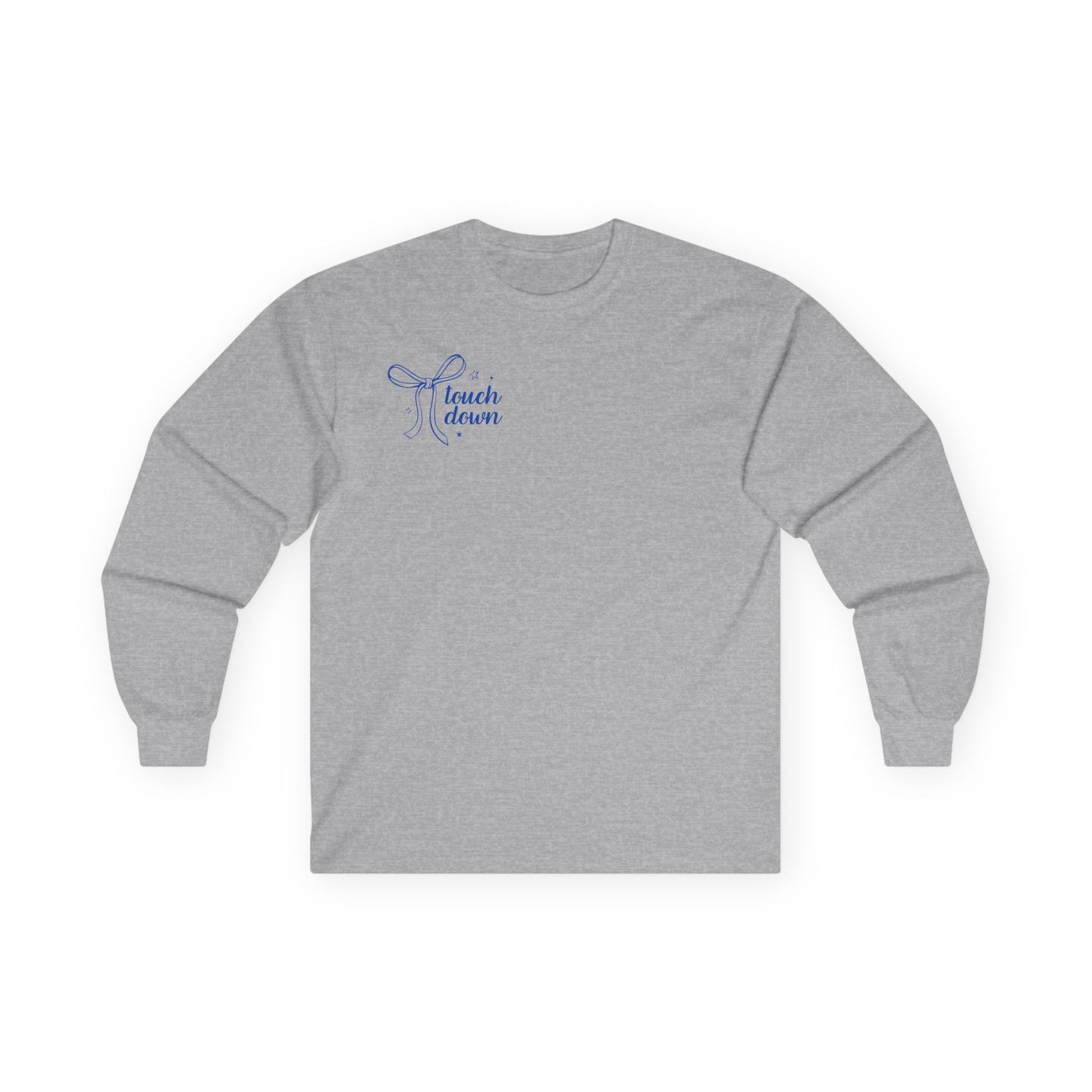 Touchdown Season Long Sleeve Tee - Football Apparel, Unisex Sports Shirt, Game Day Outfit, Gift for Football Fans