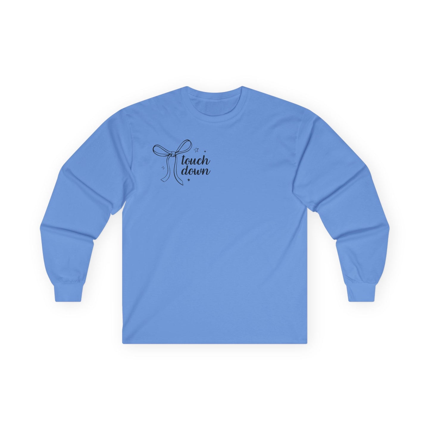 Touchdown Season Long Sleeve Tee | Unisex Cotton Shirt for Football Fans, Sports Gift, Game Day Apparel, Comfy Layering, Casual Style