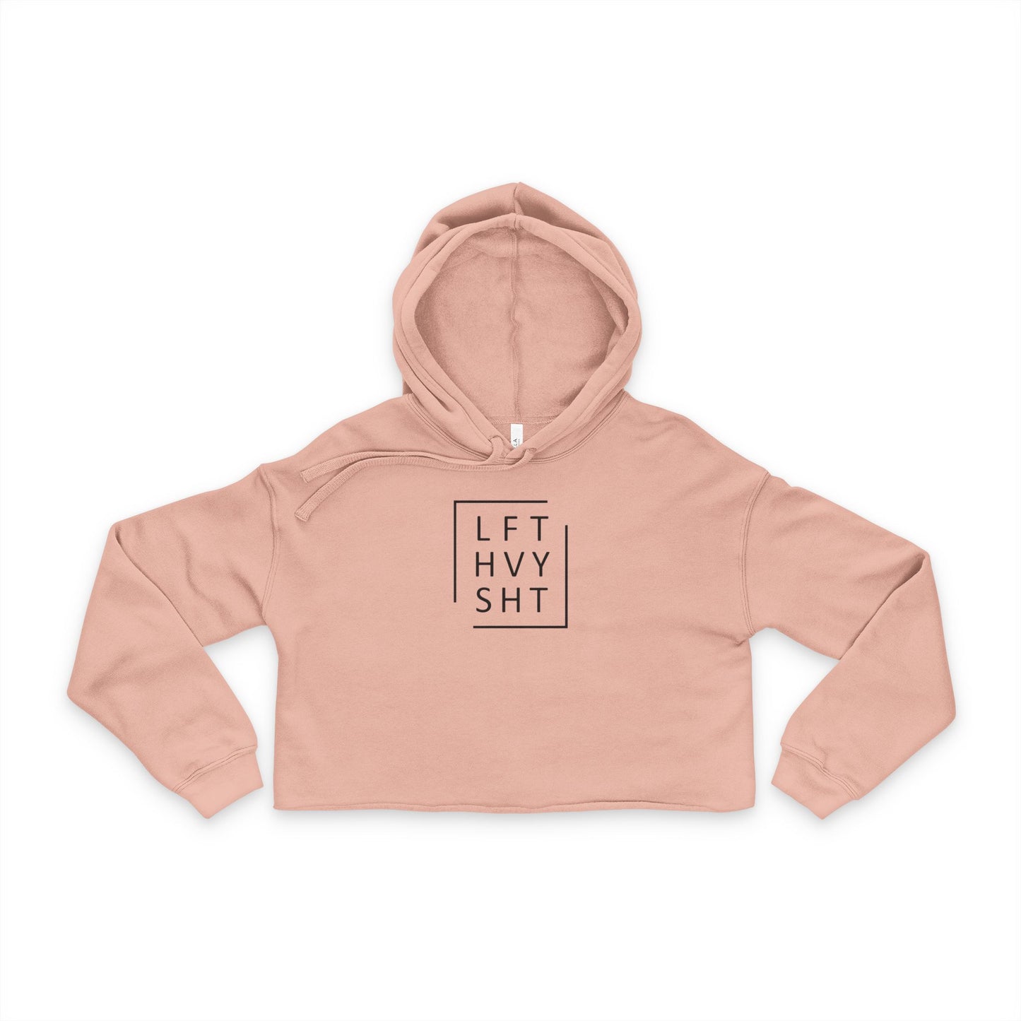 Trendy Women's Cropped Hoodie | LFT HVY SHT | Casual Style, Gift for Her, Cozy Wardrobe Essential, Perfect for Everyday Wear