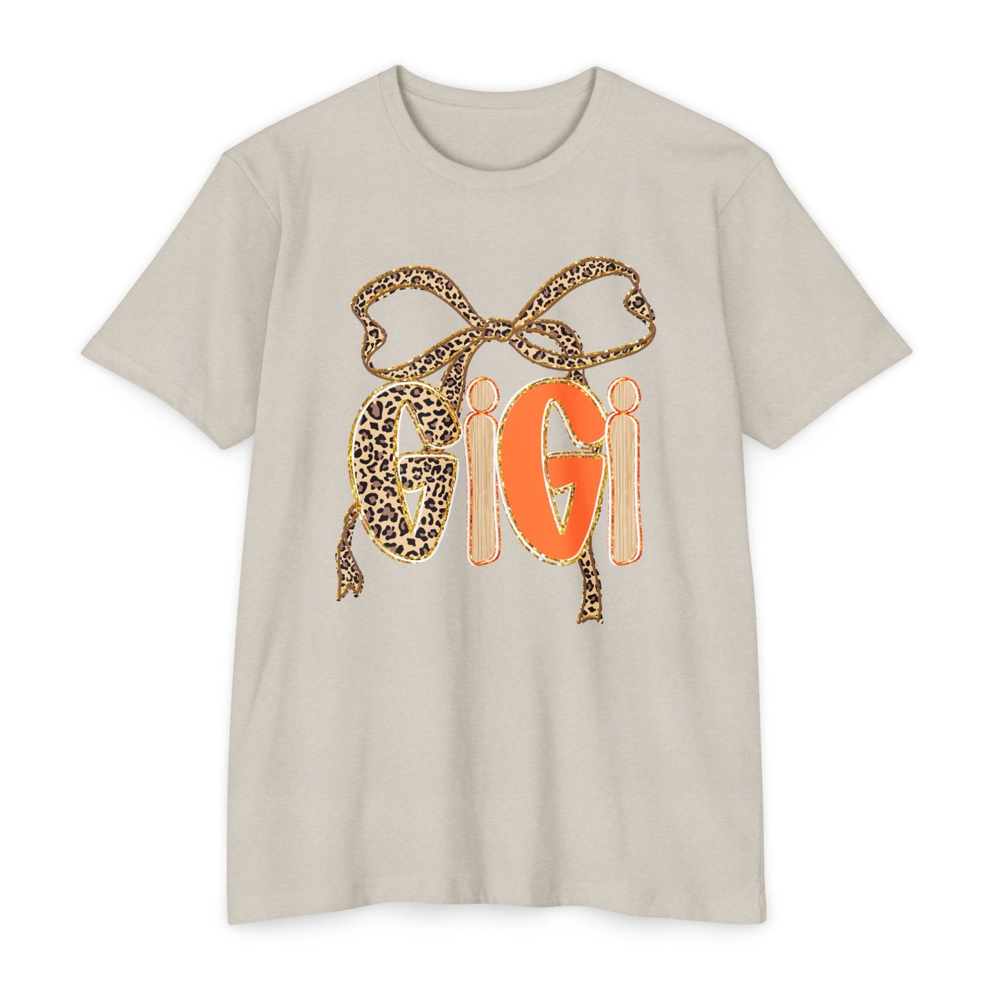 Cute Gigi Leopard Print Unisex T-Shirt | Casual Everyday Wear, Gift for Gigi, Animal Print Tee, Birthday, Family Gatherings
