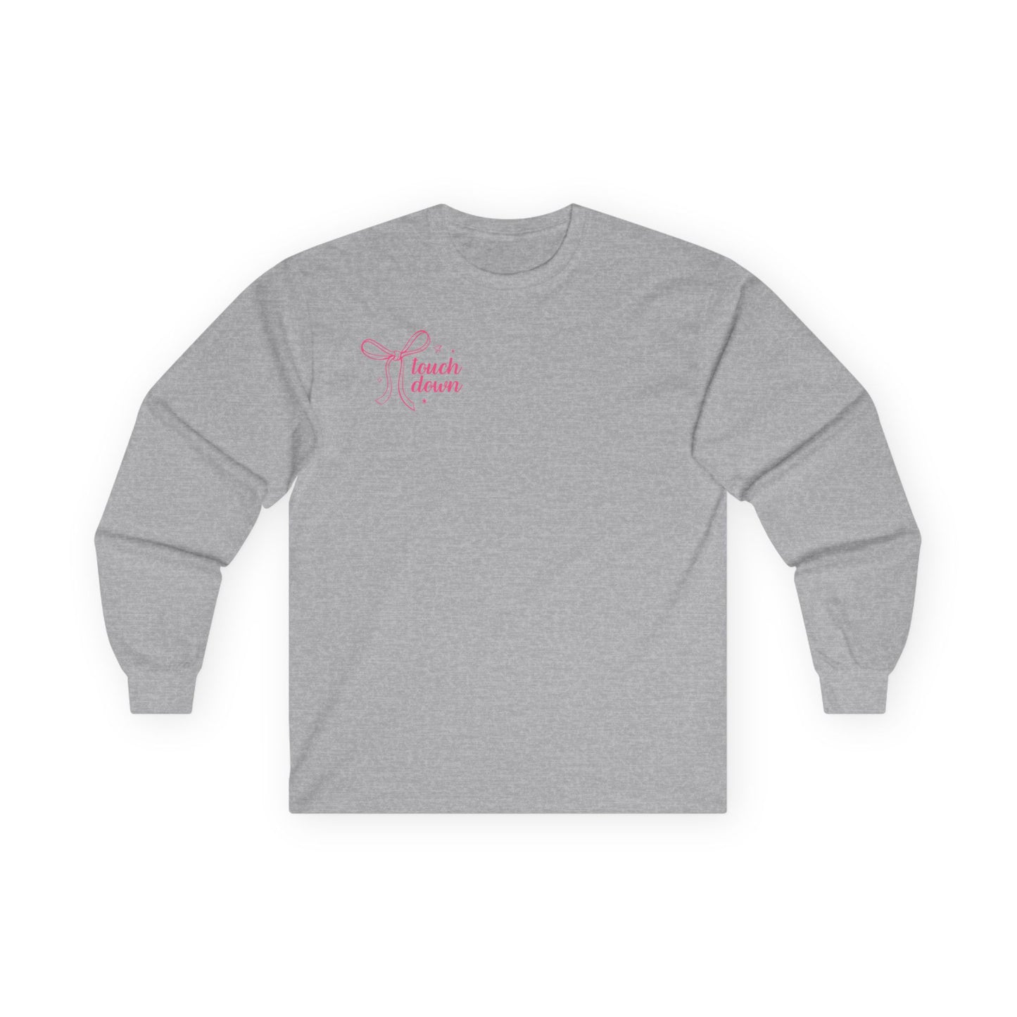 Touchdown Season Long Sleeve Tee, Football Shirt, Game Day Apparel, Sports Fan Gift, Unisex Long Sleeve Top