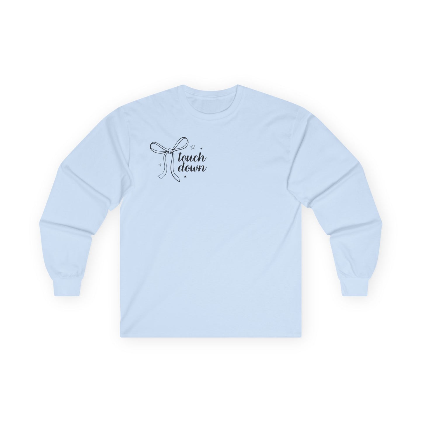 Touchdown Season Long Sleeve Tee | Unisex Cotton Shirt for Football Fans, Sports Gift, Game Day Apparel, Comfy Layering, Casual Style