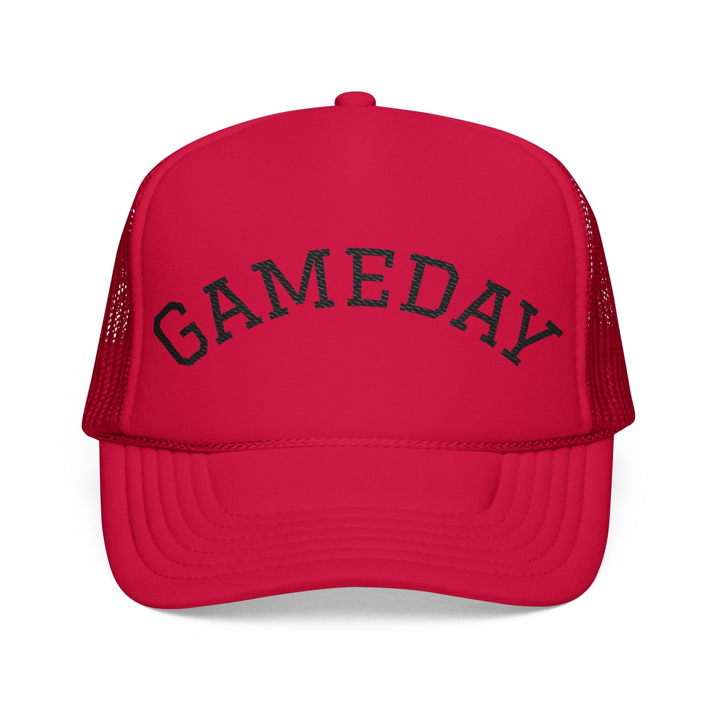 Gameday Foam Trucker Hat, Sports Hat, Unisex Hat, Embroidered Cap, Perfect for Tailgating, Outdoor Activities, Summer Fun