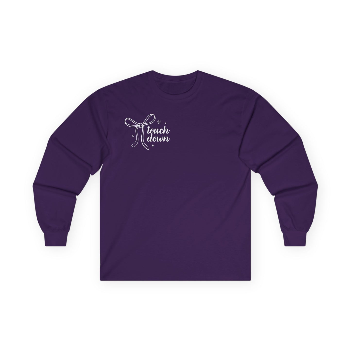 Touchdown Season Unisex Long Sleeve Tee, Football Fan Gear, Game Day Apparel, Holiday Gifts, Sports Lover Gift
