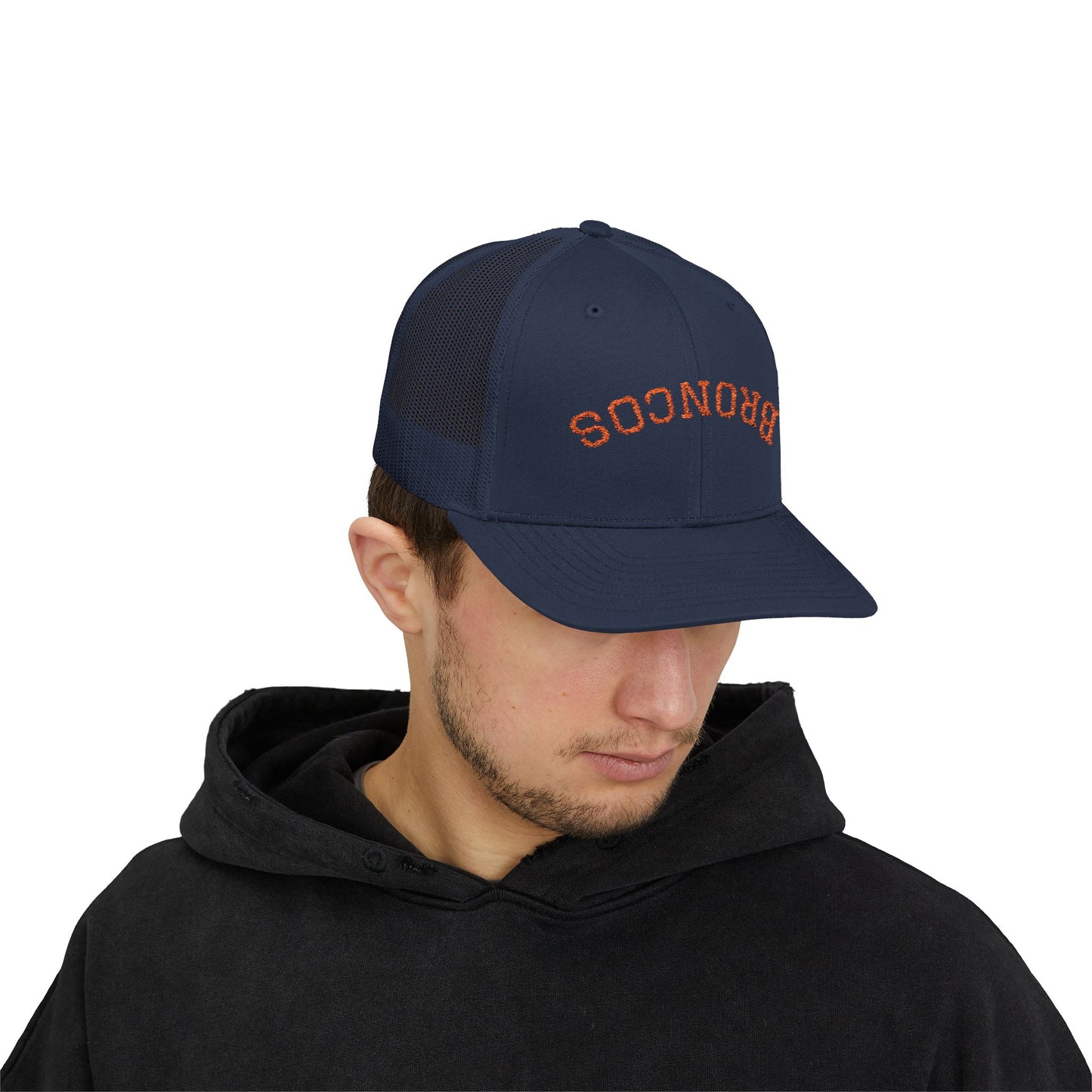 Broncos Snapback Trucker Cap, Adjustable Cap for Sports Fans, Gift for Game Day, Outdoor Activities, Unique Baseball Hat