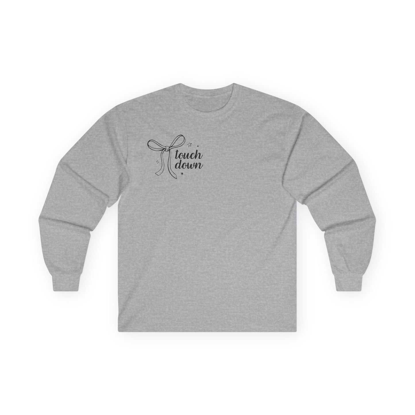 Touchdown Season Long Sleeve Tee | Unisex Cotton Shirt for Football Fans, Sports Gift, Game Day Apparel, Comfy Layering, Casual Style