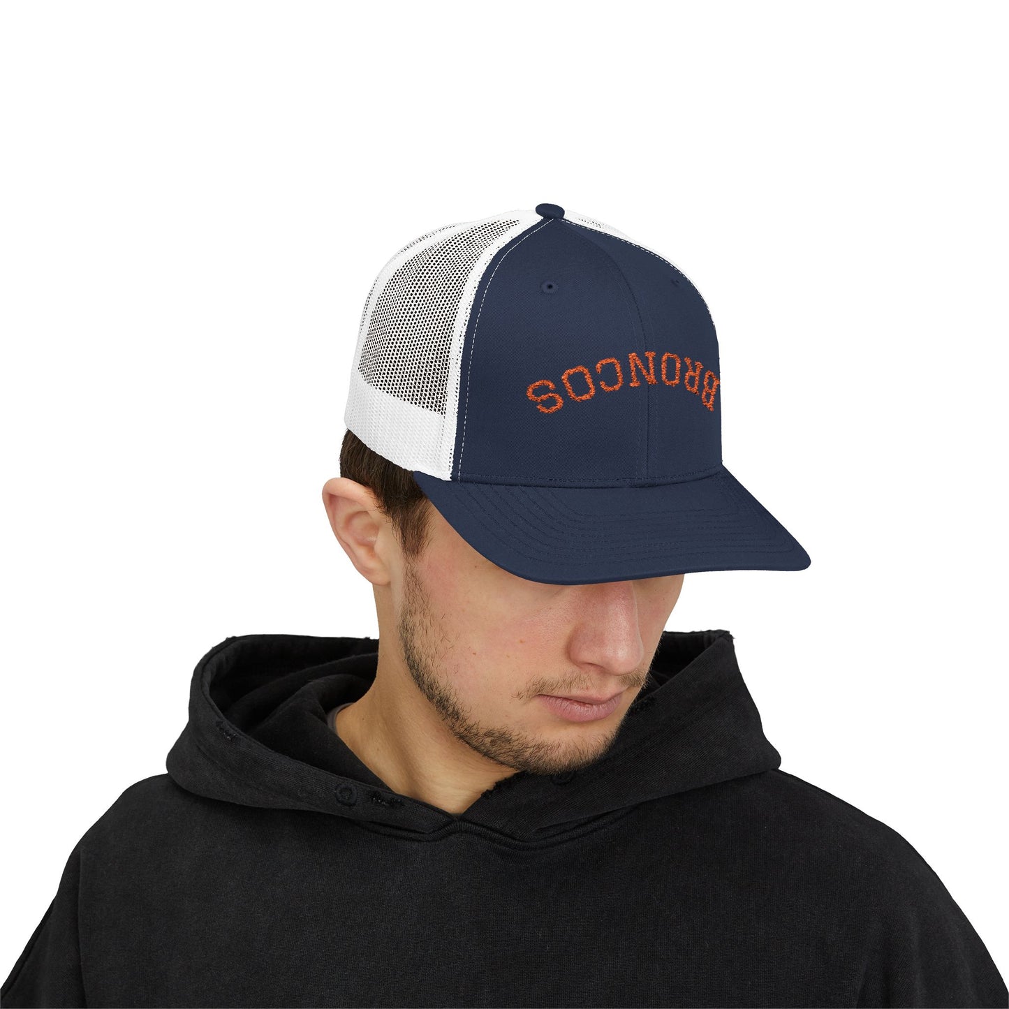 Broncos Snapback Trucker Cap, Adjustable Cap for Sports Fans, Gift for Game Day, Outdoor Activities, Unique Baseball Hat