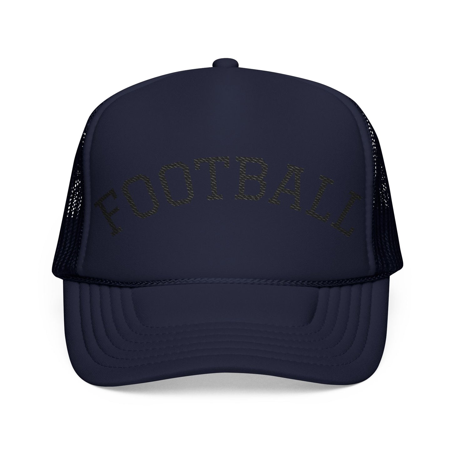 Football Embroidered Foam Trucker Hat | Sports Cap, Gift for Athletes, Summer Hat, Outdoor Activities, Fan Gear