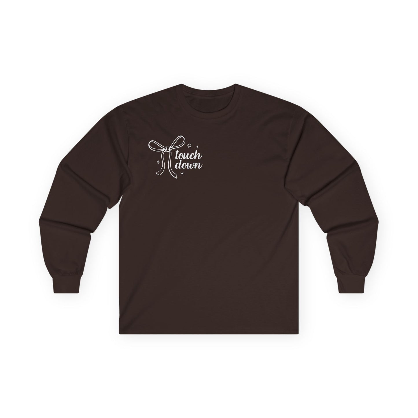 Touchdown Season Unisex Long Sleeve Tee, Football Fan Gear, Game Day Apparel, Holiday Gifts, Sports Lover Gift
