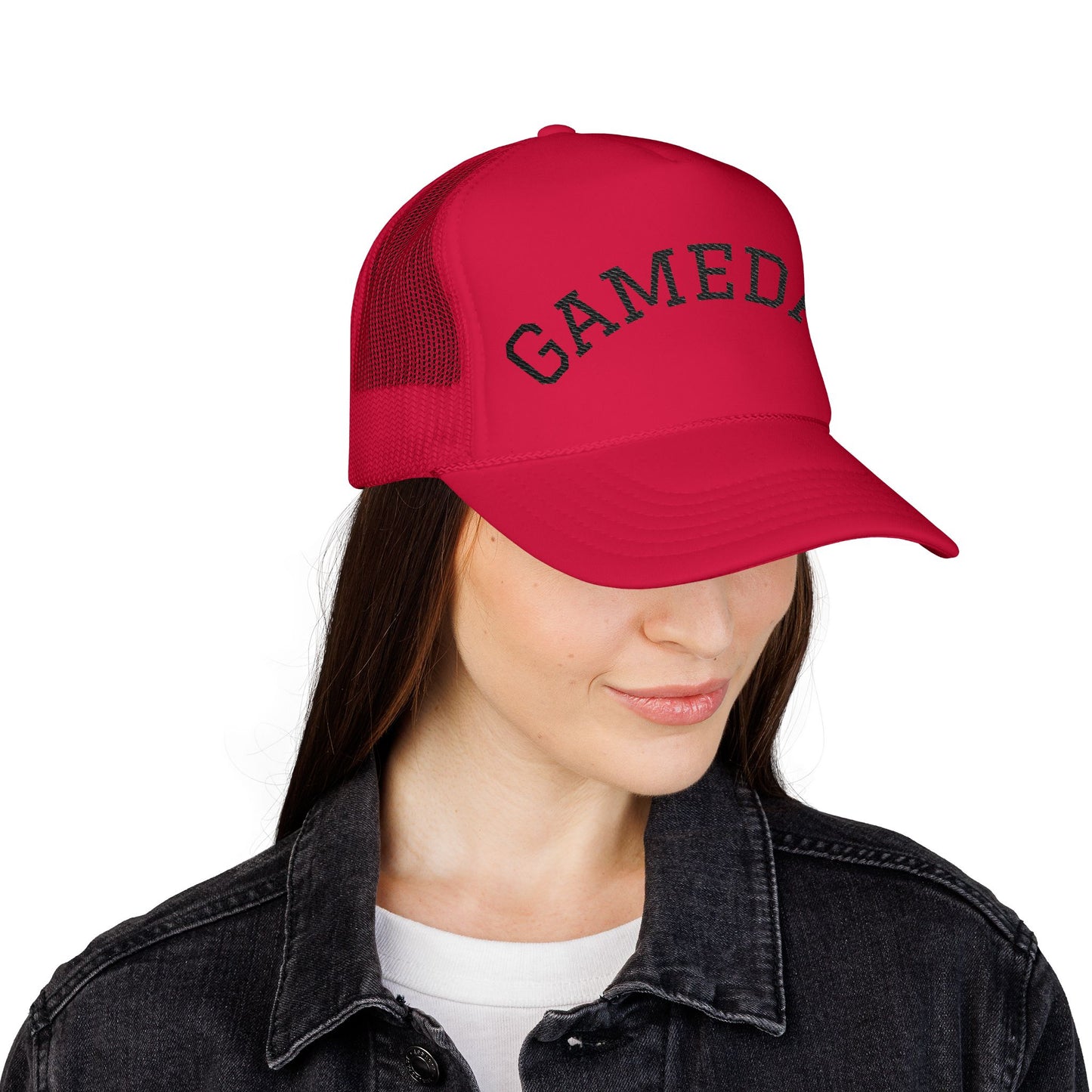 Gameday Foam Trucker Hat, Sports Hat, Unisex Hat, Embroidered Cap, Perfect for Tailgating, Outdoor Activities, Summer Fun