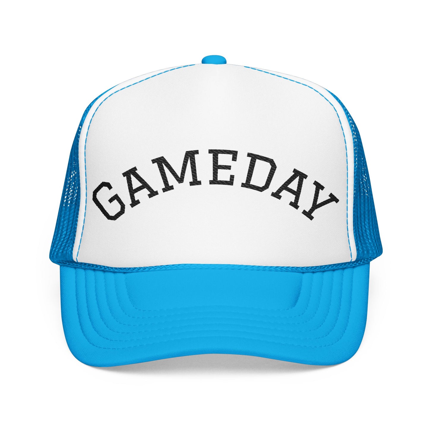 Gameday Foam Trucker Hat, Sports Hat, Unisex Hat, Embroidered Cap, Perfect for Tailgating, Outdoor Activities, Summer Fun