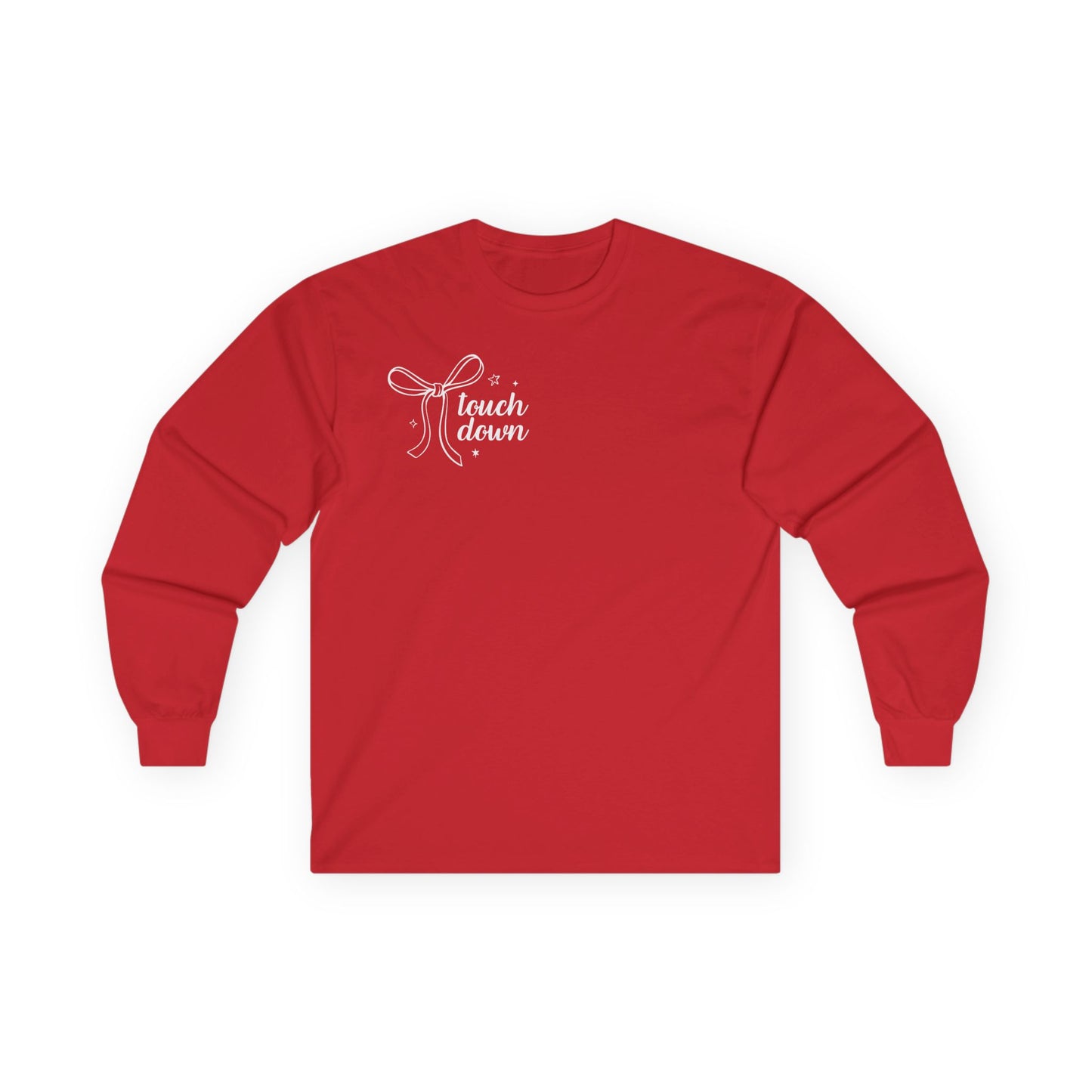 Touchdown Season Unisex Long Sleeve Tee, Football Fan Gear, Game Day Apparel, Holiday Gifts, Sports Lover Gift