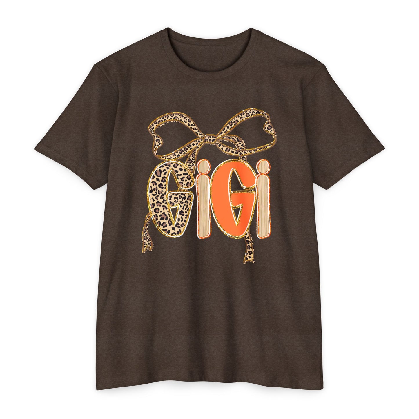 Cute Gigi Leopard Print Unisex T-Shirt | Casual Everyday Wear, Gift for Gigi, Animal Print Tee, Birthday, Family Gatherings