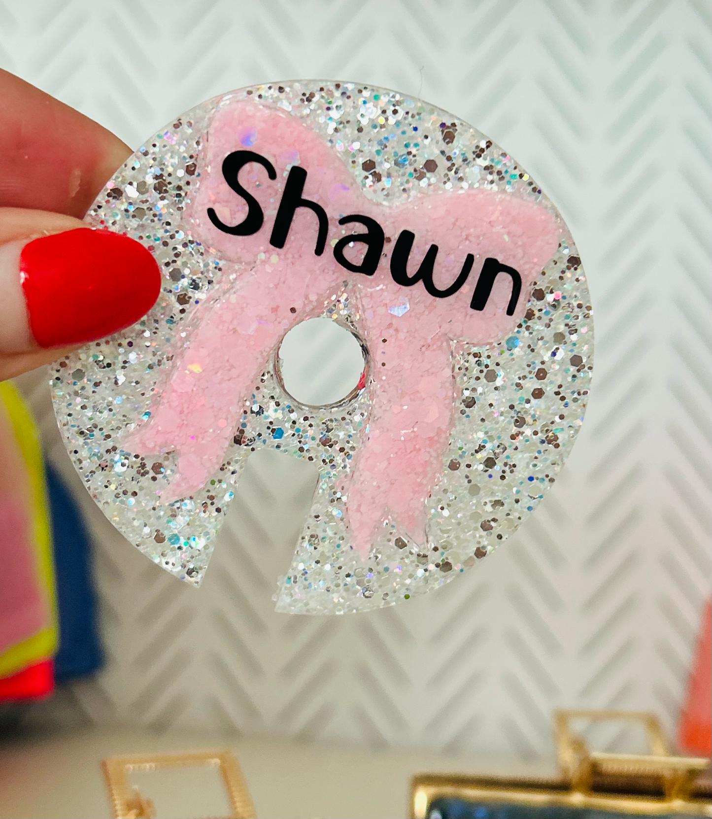 Bow-tiful Brumate name plate