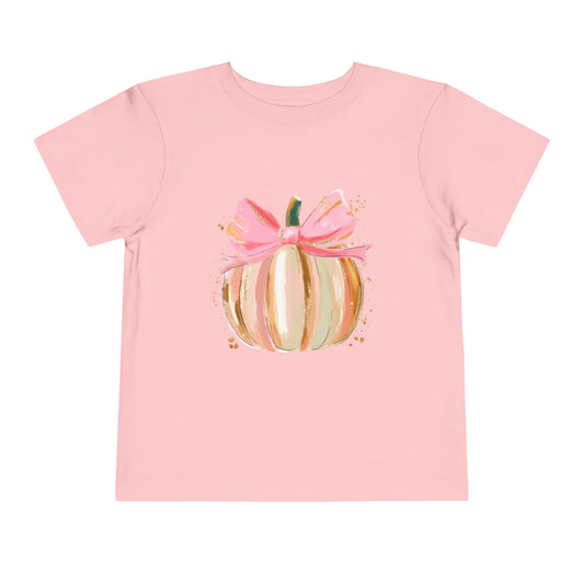 Cute Pumpkin Toddler Tee - Fall Outfit, Halloween, Thanksgiving, Kids Gift, Seasonal Apparel