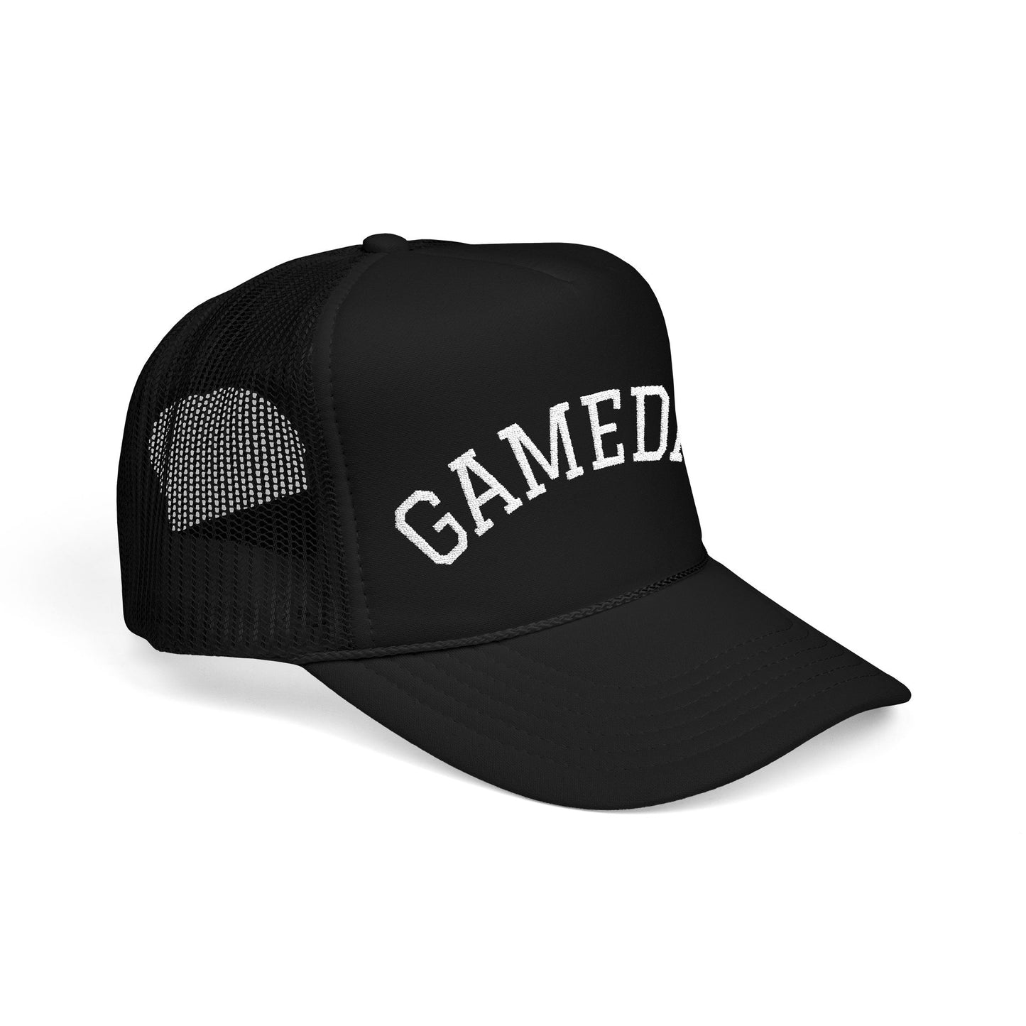 Gameday Embroidered Foam Trucker Hat, Casual Sports Hat, Outdoor Cap, Festival Headwear, Gift for Sports Fans, Summer Accessory