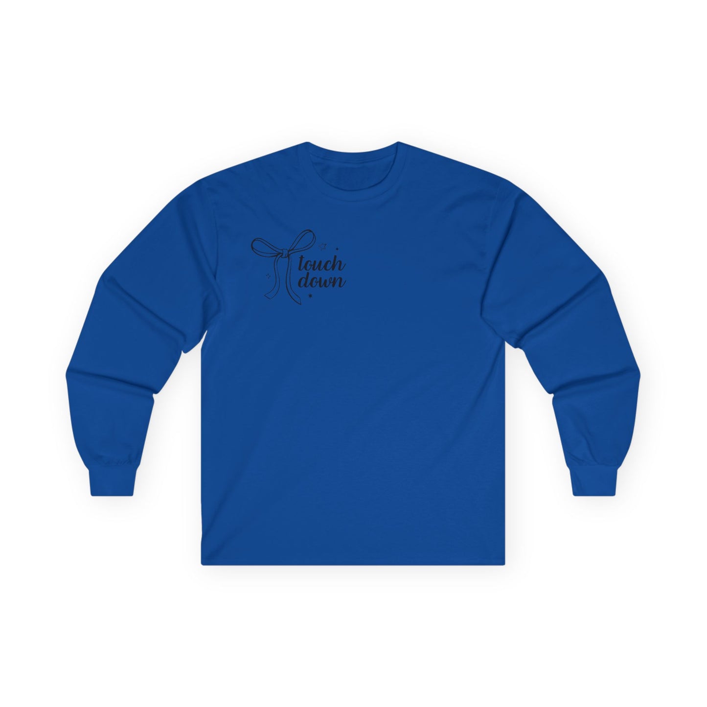 Touchdown Season Long Sleeve Tee | Unisex Cotton Shirt for Football Fans, Sports Gift, Game Day Apparel, Comfy Layering, Casual Style