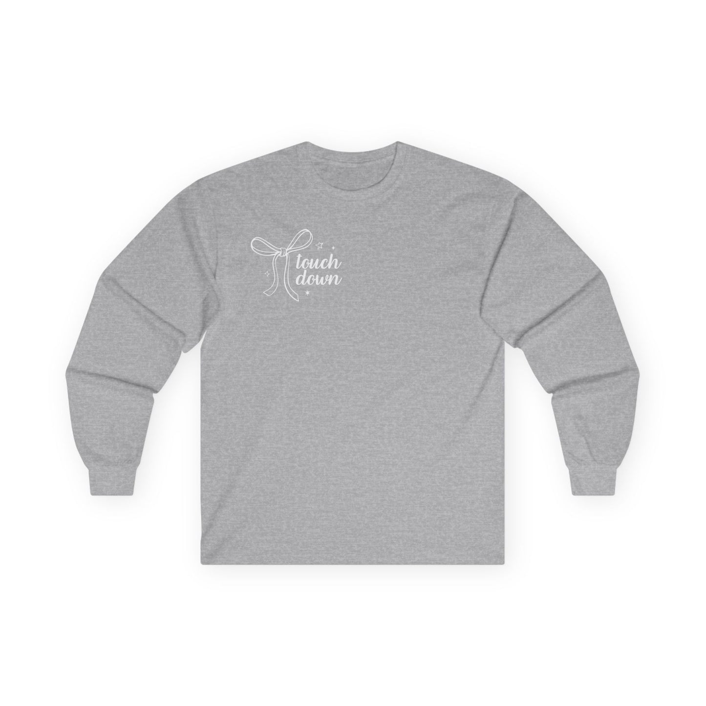 Touchdown Season Unisex Long Sleeve Tee, Football Fan Gear, Game Day Apparel, Holiday Gifts, Sports Lover Gift
