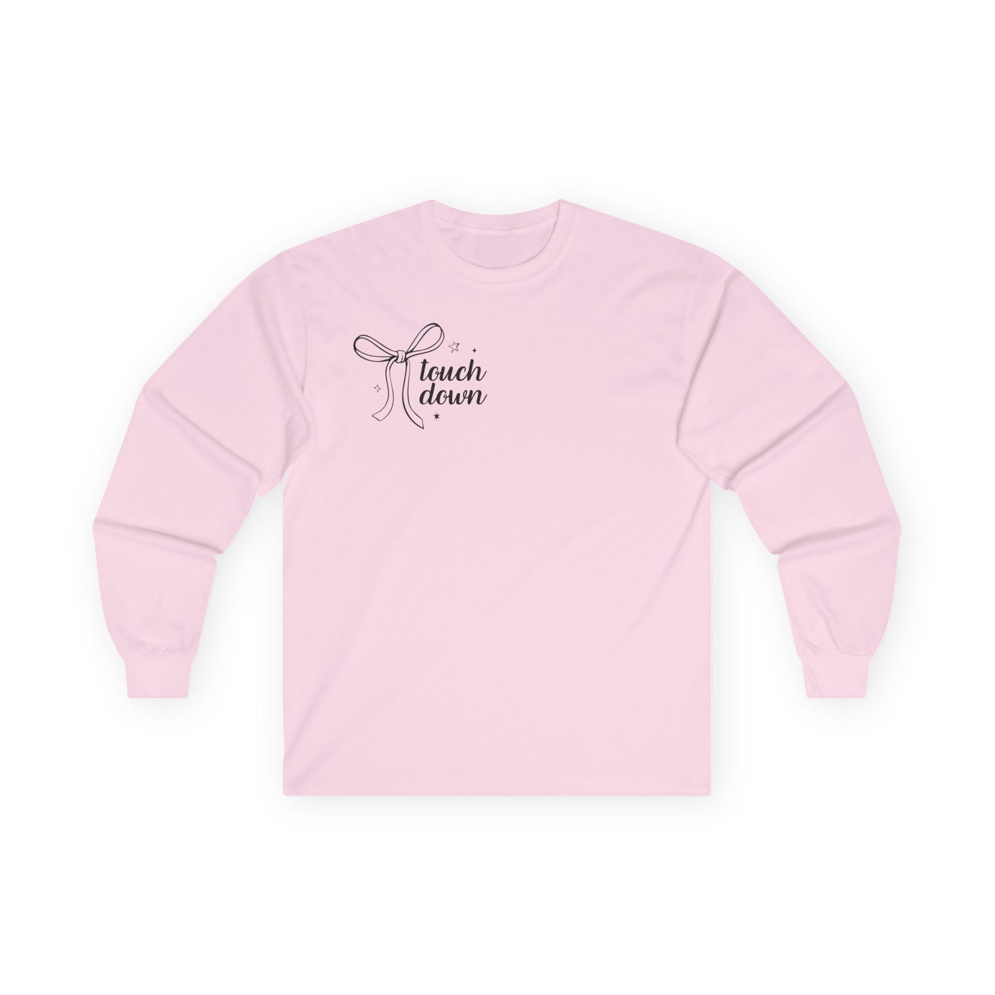 Touchdown Season Long Sleeve Tee | Unisex Cotton Shirt for Football Fans, Sports Gift, Game Day Apparel, Comfy Layering, Casual Style