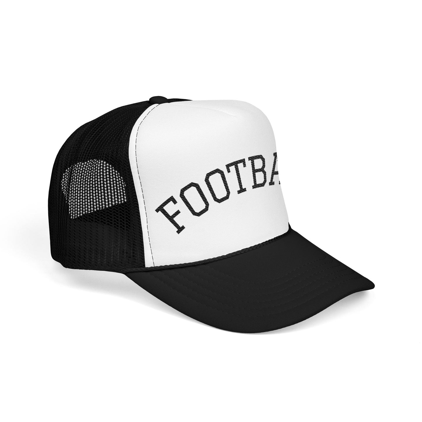 Football Embroidered Foam Trucker Hat | Sports Cap, Gift for Athletes, Summer Hat, Outdoor Activities, Fan Gear