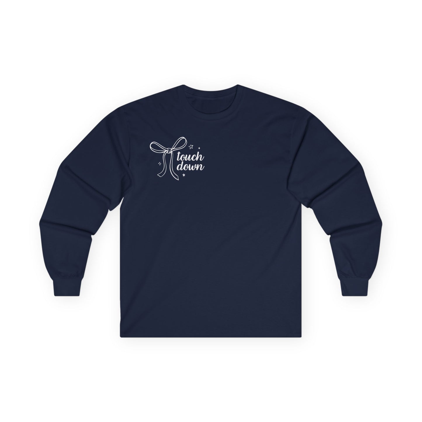 Touchdown Season Unisex Long Sleeve Tee, Football Fan Gear, Game Day Apparel, Holiday Gifts, Sports Lover Gift