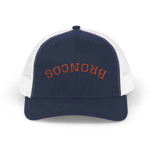 Broncos Snapback Trucker Cap, Adjustable Cap for Sports Fans, Gift for Game Day, Outdoor Activities, Unique Baseball Hat