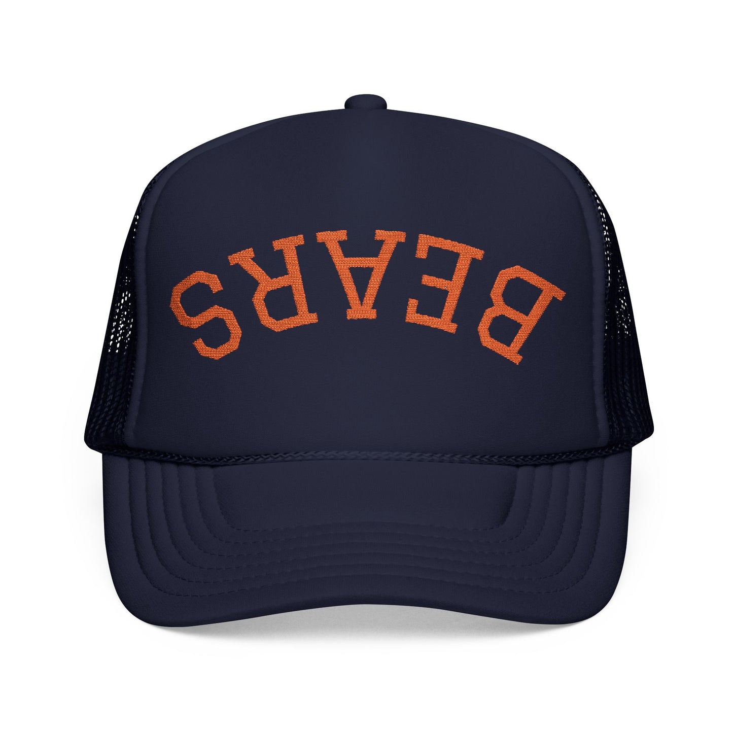 chicago bears Embroidered Foam Trucker Hat, Vintage Baseball Cap, Outdoor Hat, Casual Wear, Gift for Him, Custom Hat