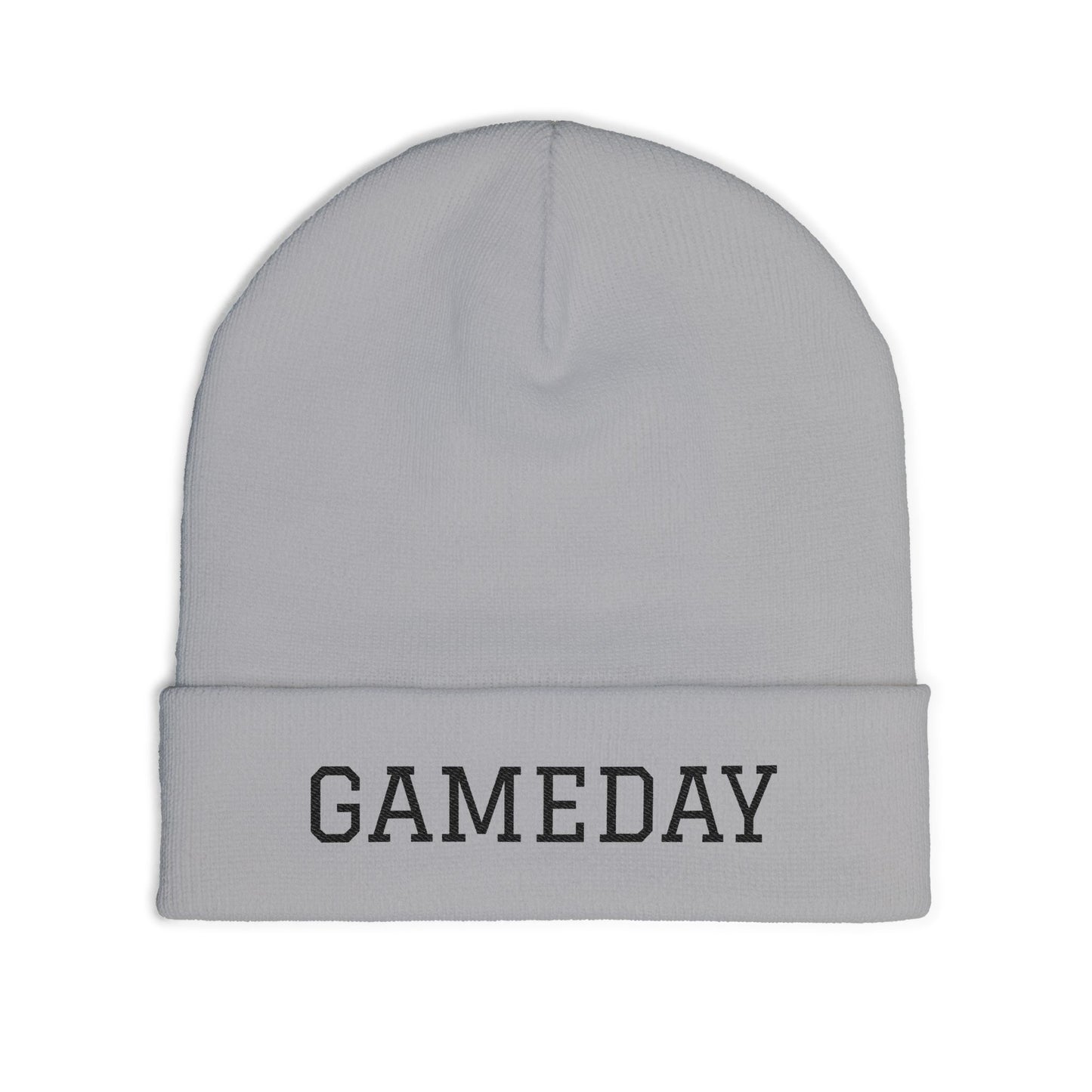 Gameday Knit Beanie, Winter Hat, Embroidered Beanie, Sports Fan Accessory, Cozy Knit Hat, Gift for Sports Lovers
