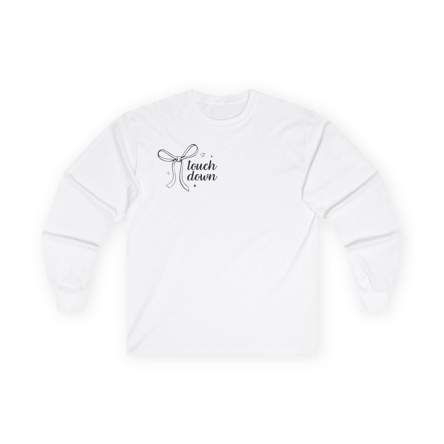 Touchdown Season Long Sleeve Tee | Unisex Cotton Shirt for Football Fans, Sports Gift, Game Day Apparel, Comfy Layering, Casual Style
