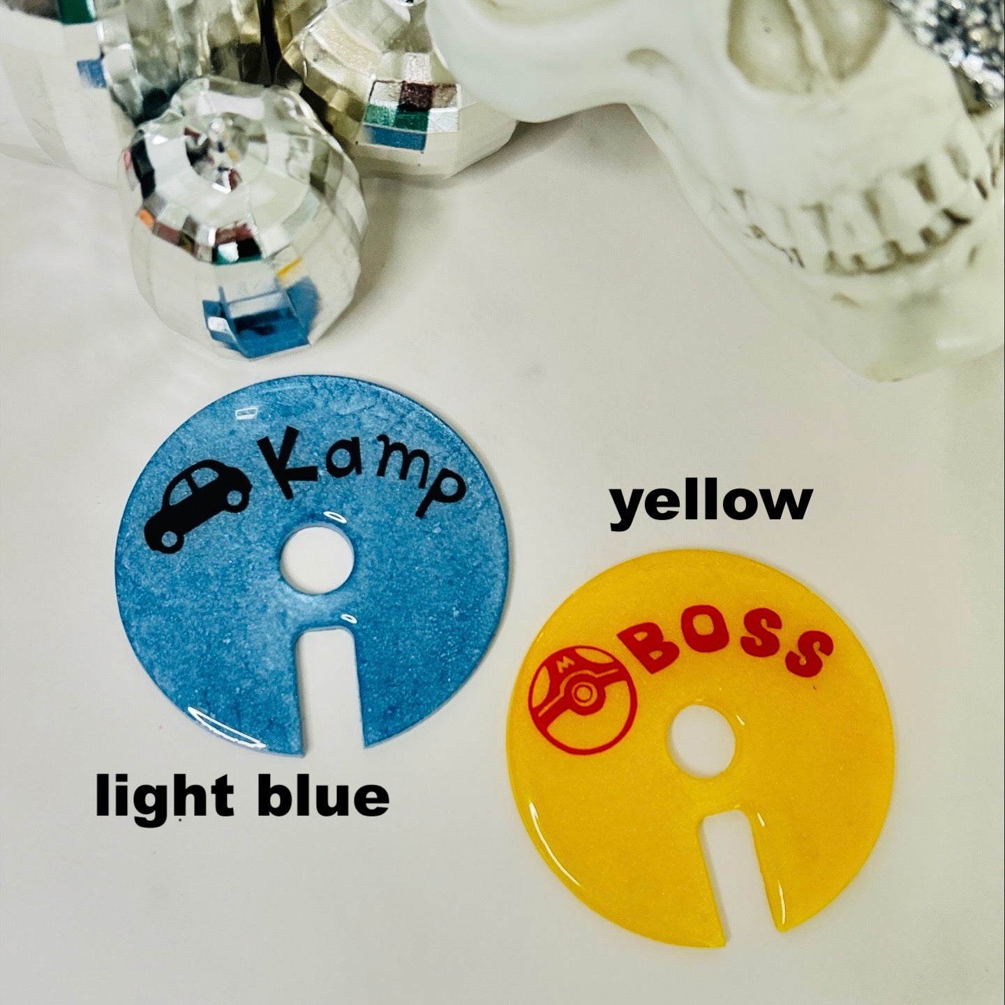 Solid color Brumate Eras Name Plates