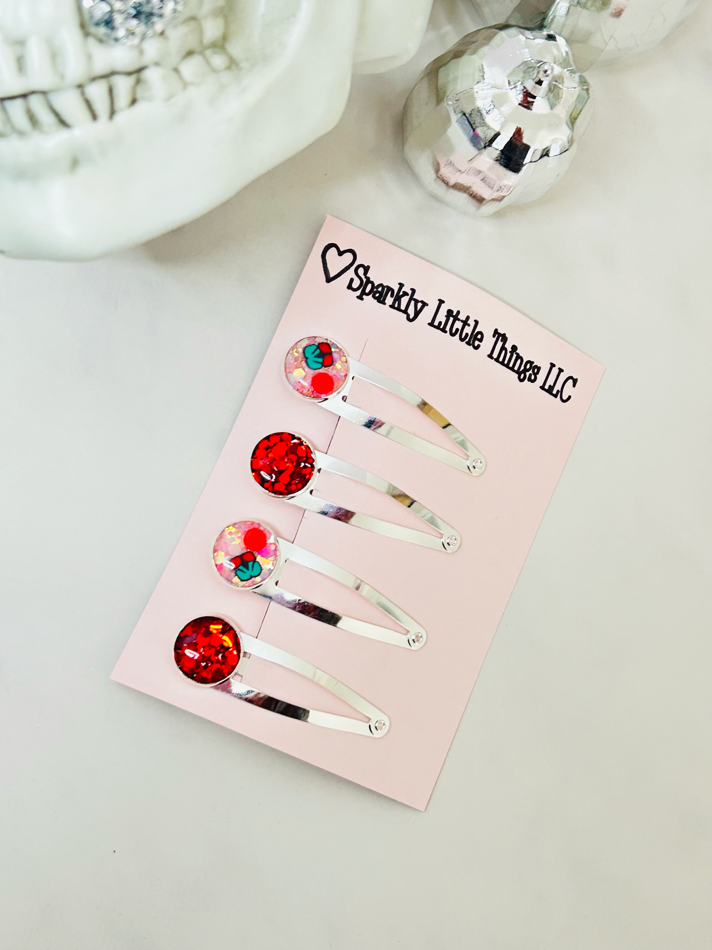 Cherry Cute snap clips