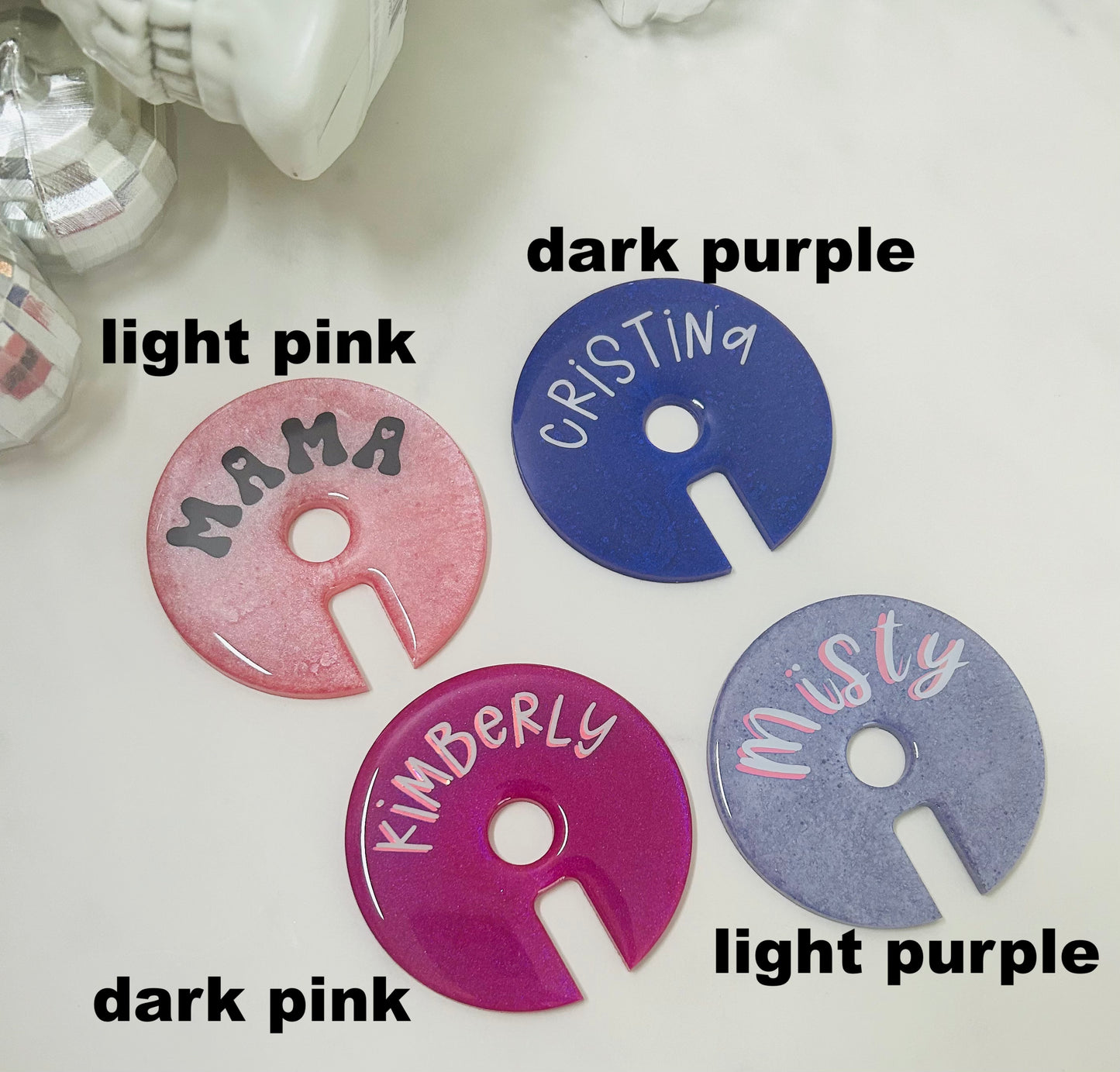 Solid color Brumate Eras Name Plates